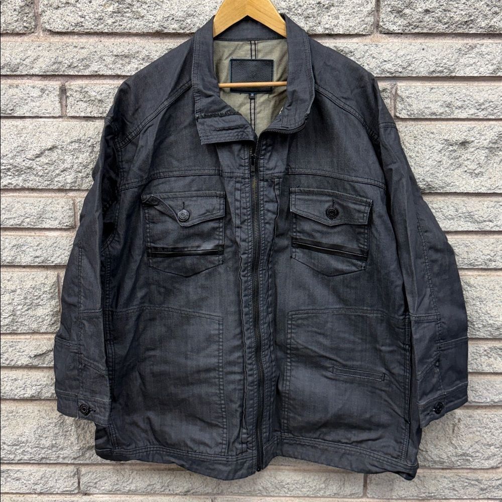 Men’s Black bull jeans vest sz 3X